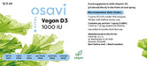 Osavi Vegan D3 Oral Spray, 1000IU - 12.5 ml. - Vitamin D at MySupplementShop by Osavi
