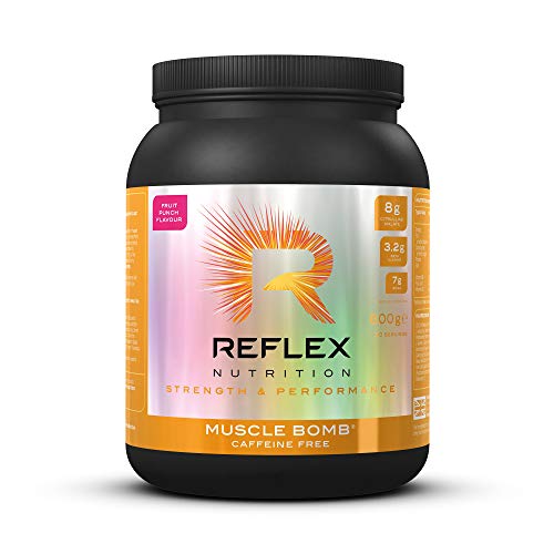 Reflex Nutrition Muscle Bomb Non Caffeine 600g  Fruit Punch - Sports Nutrition at MySupplementShop by Reflex Nutrition
