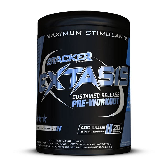 Stacker2 Europe Extasis, Orange Lemon Burst - 400 grams - Default Title - Pre & Post Workout at MySupplementShop by Stacker2 Europe