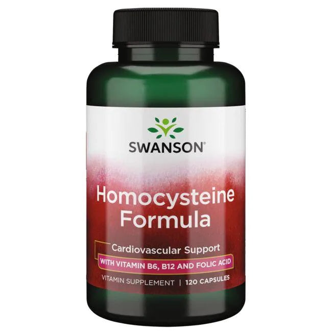 Swanson Homocysteine Formula - 120 caps - Health and Wellbeing at MySupplementShop by Swanson