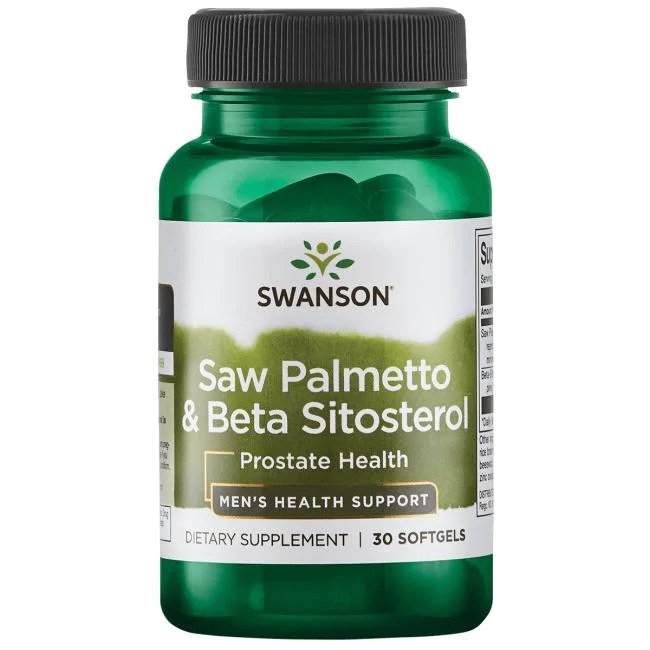 Swanson Saw Palmetto & Beta-Sitosterol - 30 softgels - Sports Supplements at MySupplementShop by Swanson