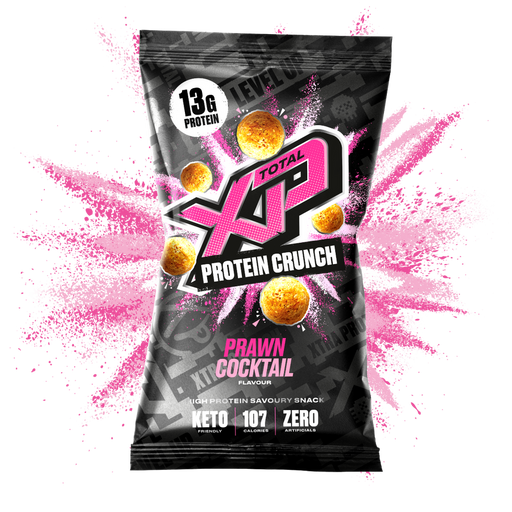 TOTAL XP Protein Crunch - Tasty High Protein Snacks 12 x 24g - Savoury Snack at MySupplementShop by Total XP
