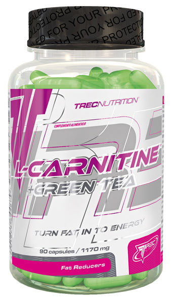 Trec Nutrition L-Carnitine + Green Tea - 90 caps - Amino Acids and BCAAs at MySupplementShop by Trec Nutrition