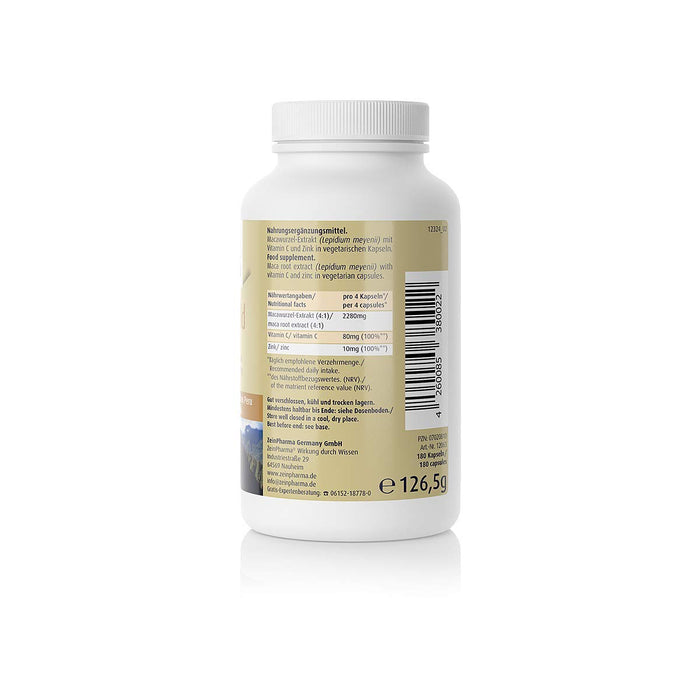 Zein Pharma Maca Gold, 570mg - 180 caps - Health and Wellbeing at MySupplementShop by Zein Pharma