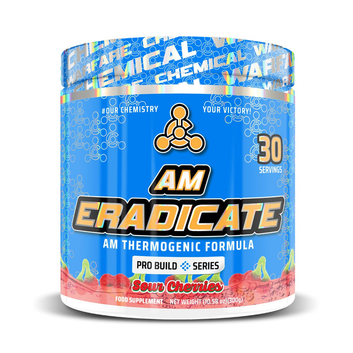 Chemical Warfare AM Eradicate 300g  Sour Cherries - Health Foods at MySupplementShop by Chemical Warfare